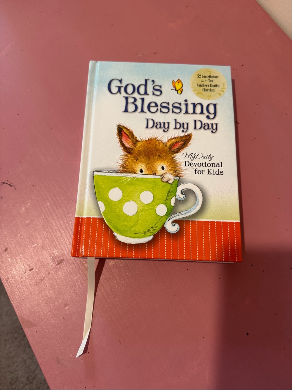 God's Blessing Day by Day Devotional - Green & Orange Cover